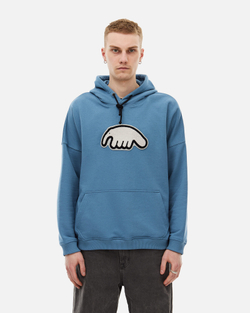 Толстовка Anteater Hoodie Blue White Logo