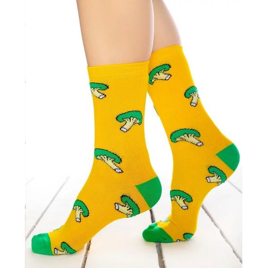 Носки "Брокколи", р-р 38-44 (ярко желтый)