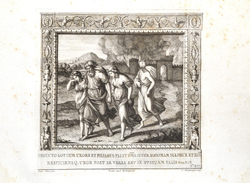 Фрески (картины) из перистилей Ватикана, руки Рафаэля Санти. На новых медных дощечках, изготовленных