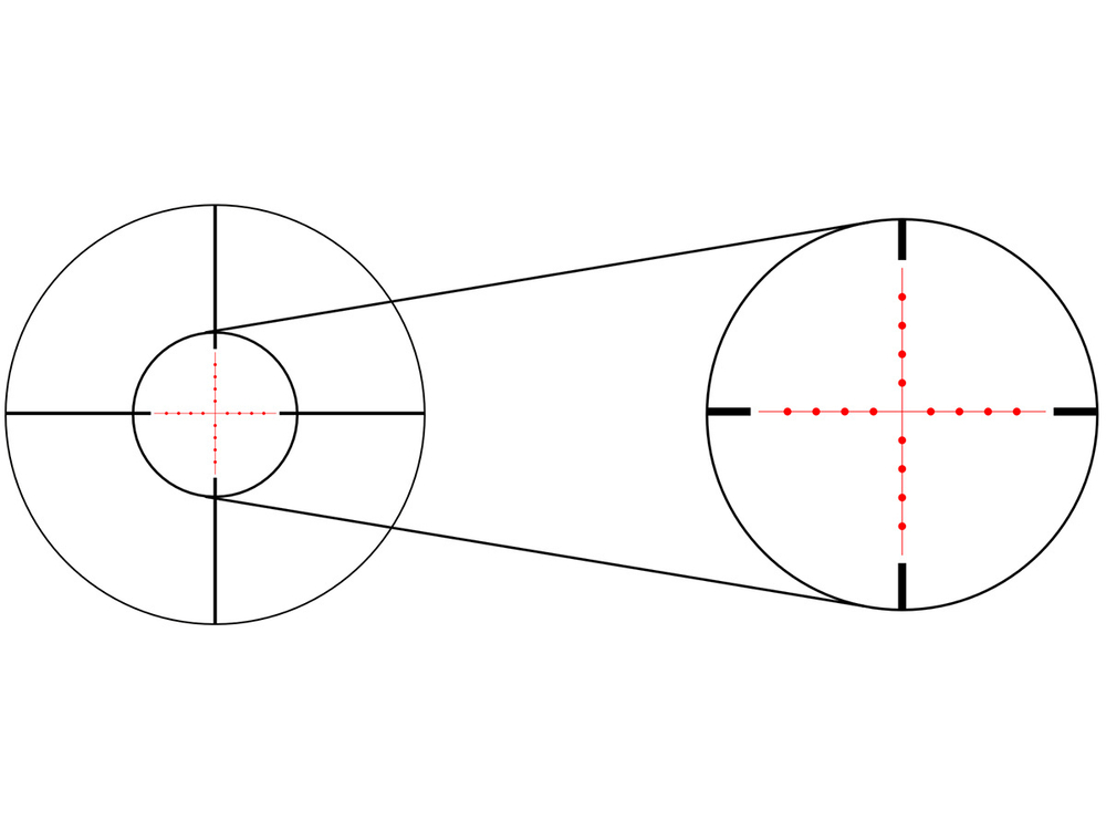 Прицел Gaut Quartz 4-12x50, AO, сетка 2 (Mil-Dot) - фото 9