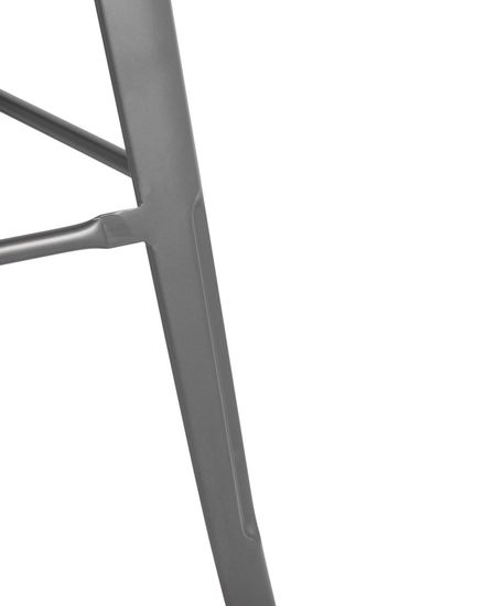 Стул барный TOLIX серебристый матовый