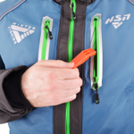 Зимний мужской костюм-поплавок ХСН Rescuer V NEW -45 (Hardguard) Бирюза (Зеленые молнии)