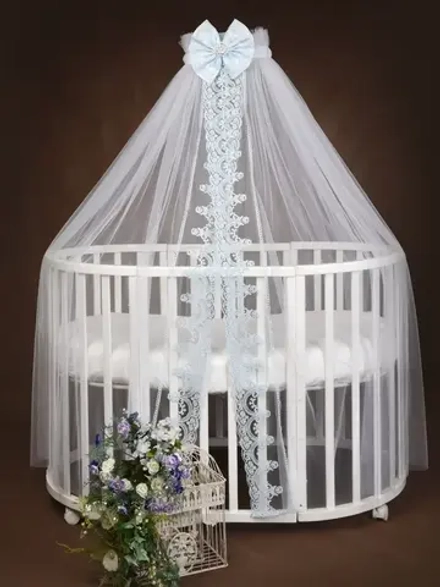 Балдахин с кружевом и брошью "Версаль"