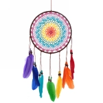 Украшение-оберег «Ловец Снов-Радуга» 20*60см