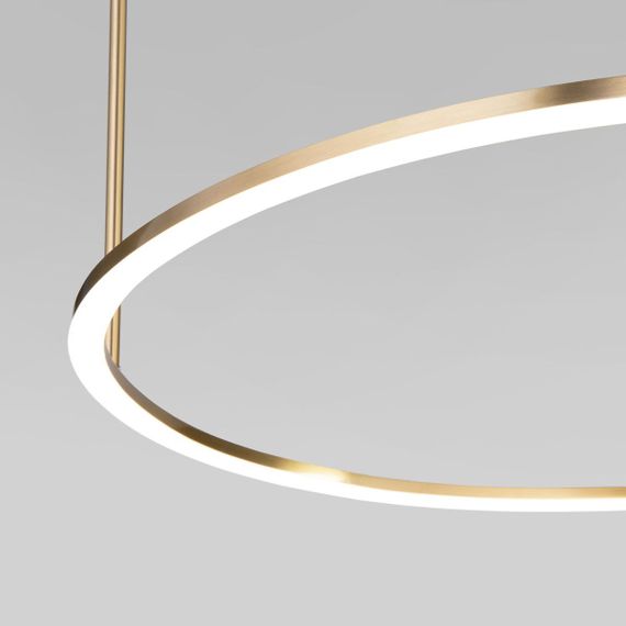 Подвесной светодиодный светильник Eurosvet Over 90322/1 латунь