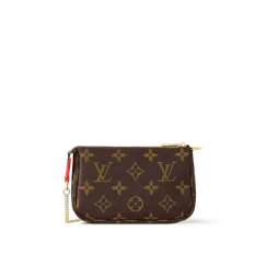 Клатч Louis Vuitton Mini Pochette Accessoires коричневый