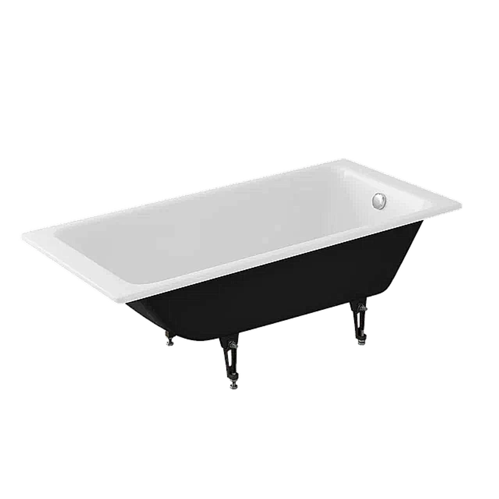 Ванна чугунная Delice Parallel Comfort DLR220506R 180x80 белая с ручками