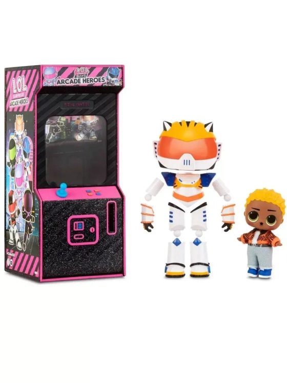 Кукла Лол мальчик Lol Boys Arcade Heroes оранжевый