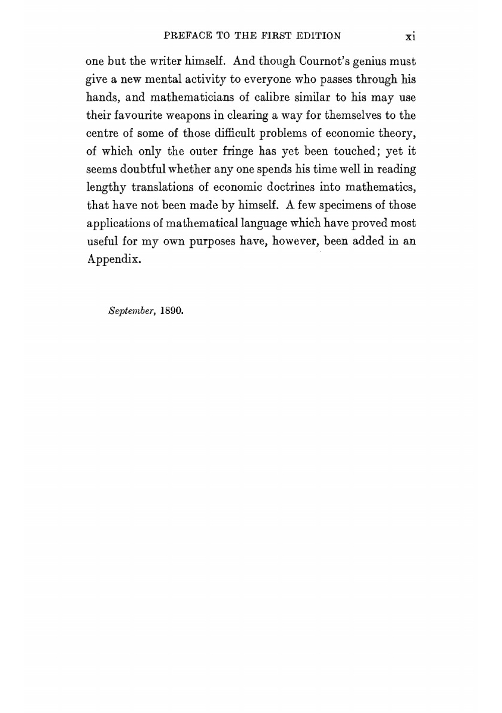 Principles of economics, an introductory volume | Alfred Marshall