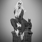 Фигурка Чёрная кошка Фелиция Харди Black Cat Felicia Hardy nsfw
