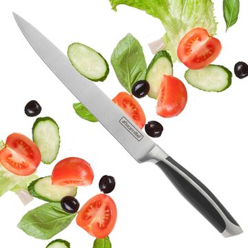 Нож разделочный для мяса Kamille КМ-5119 (лезвие 20 см; рукоятка 13 см) из нержавеющей стали