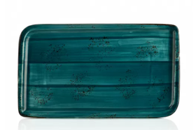 Блюдо прямоугольное 35*16 cм,фарфор,серия "TROPIKAL", By Bone