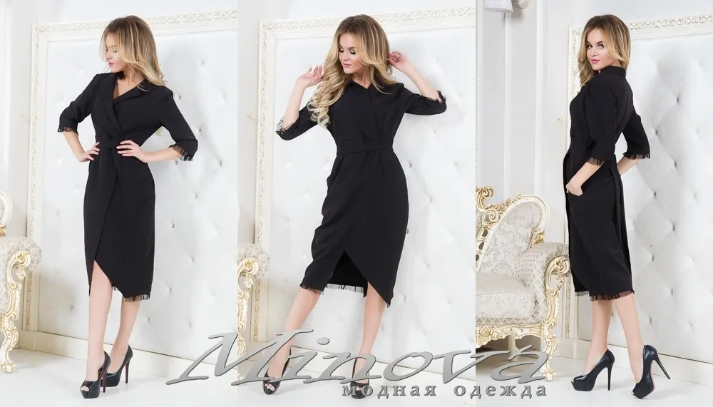 Платье 1061 (черный) Minova