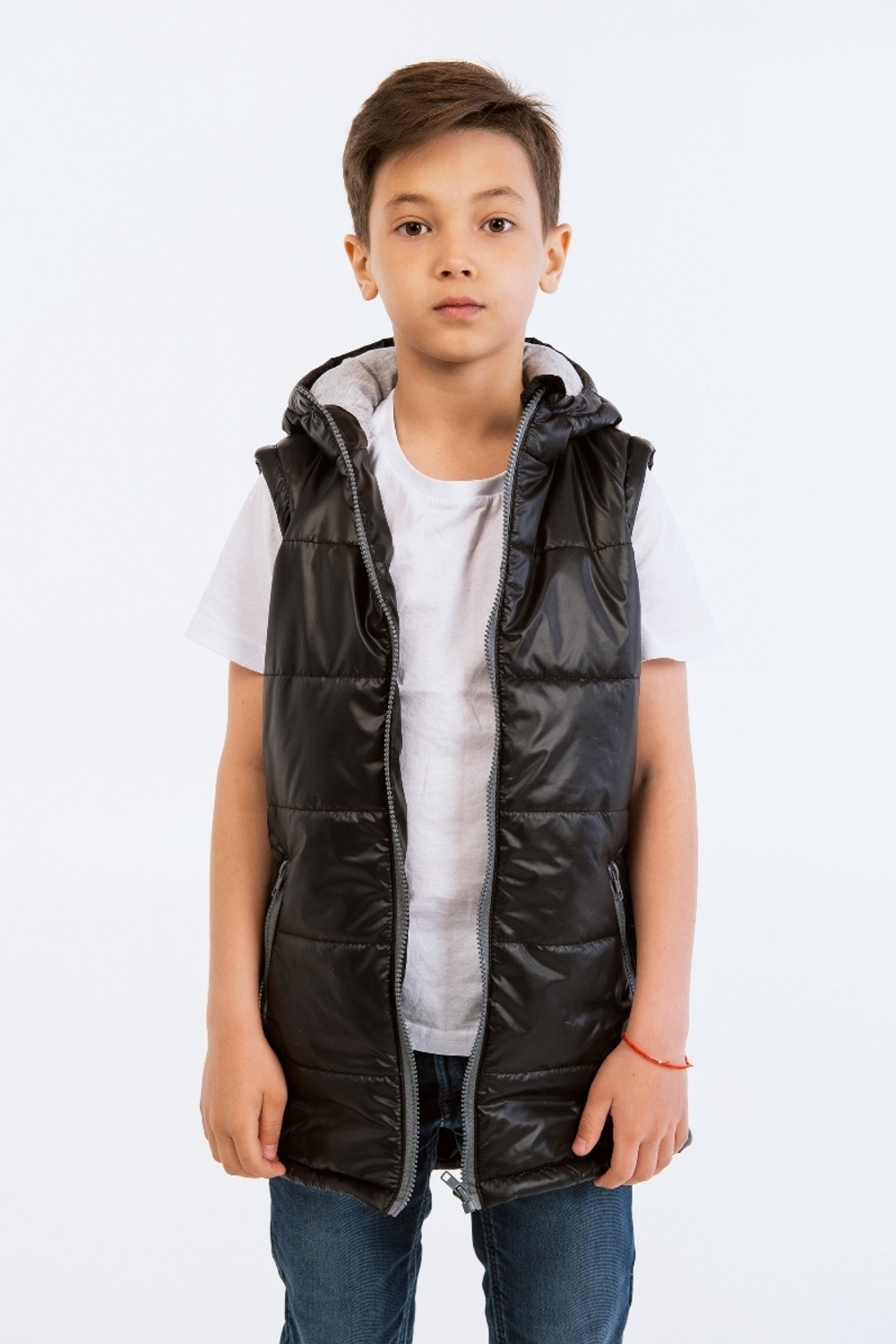 Жилет для мальчика "Хэппи" черный