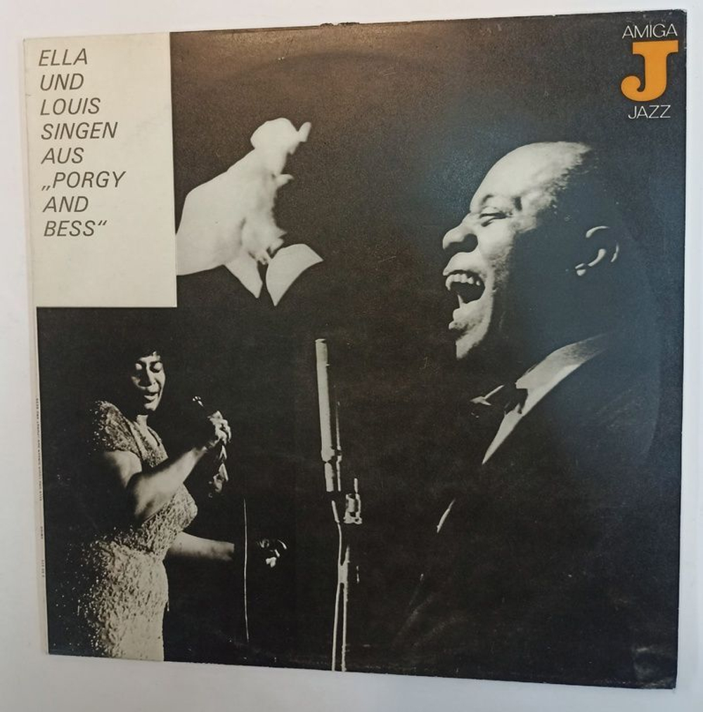 Винтажная виниловая пластинка Ella Fitzgerald and Louis Armstrong Ella Und Louis Singen Aus Porgy And Bess (GDR 1981)