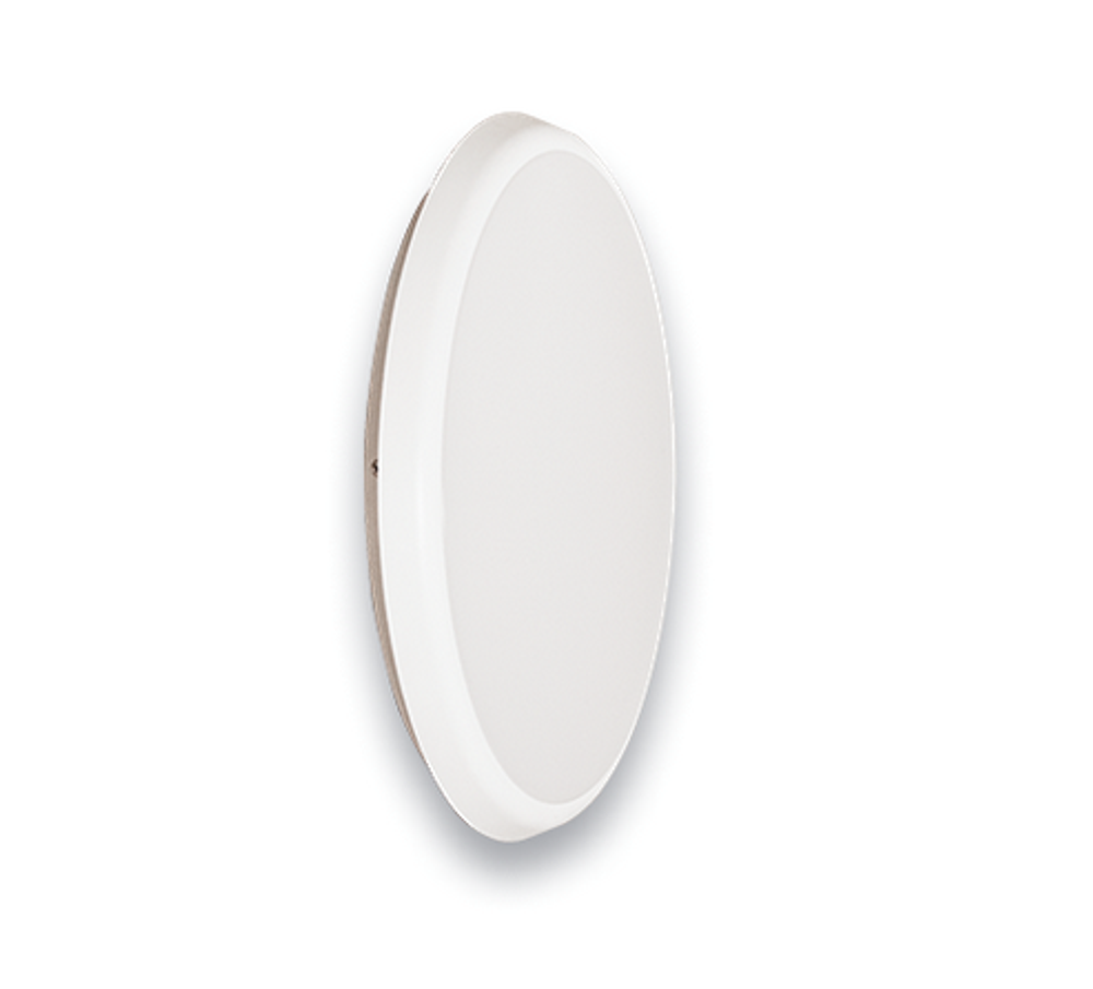 Ардатов ДБО88-25-131 CDR MW 840 IP65, Ø 350х72, ПК, белый, опаловый ПК, LED, 23 Вт, 2630 лм, 114 лм/Вт, Ra=80, CCT=4000K, PF=0,9, микроволновый датчик присутствия