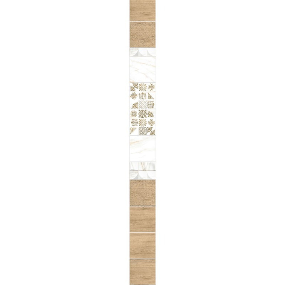 Панель ПВХ фотопечать с глиттером Руслана 2700х250мм