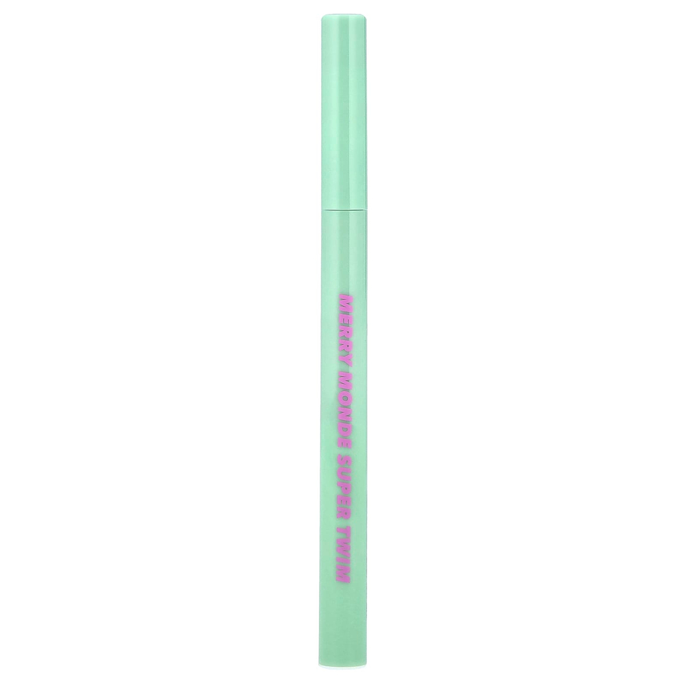 Merrymonde, Super Twim Pen, подводка для глаз, 01 Vivid Black, 0,5 мл (0,02 жидк. унции)