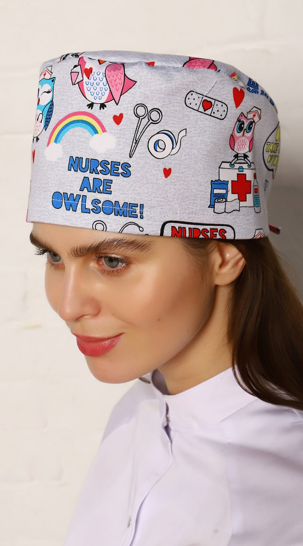 Бандана медицинская Cotton принт №М1