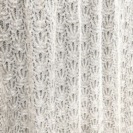 Плед Амариллис Rene Real светлый серый 110x170 см