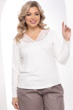 Блуза "Лира" (белая) Б8309 LT Collection