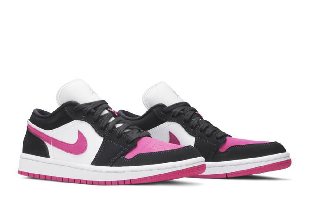Кроссовки Jordan Air Jordan 1 Low Black Cactus Flower (Женская размерная сетка)