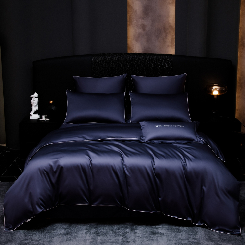 КПБ Однотонный Сатин Премиум OCP011, Евро, 4 наволочки