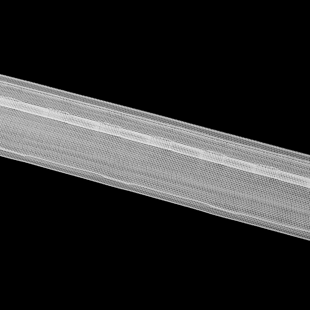 Шторная лента Oz-Is арт. 4448МP коэф сборки нет, для утяжелителя римских штор, цвет прозрачный (ширина 44 mm)