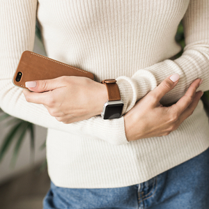Ремешок для Apple Watch 40/41/42 mm из кожи теленка, медного цвета