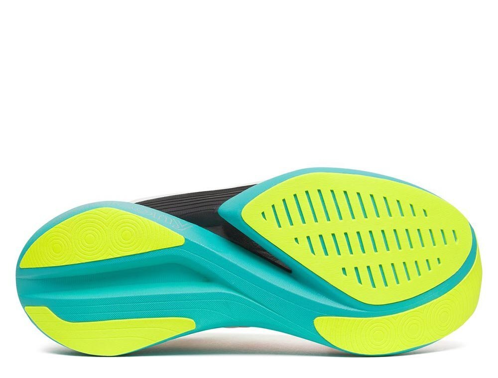 Кроссовки для бега мужские Saucony Endorphin Elite 2 M Бело-Бирюзовые