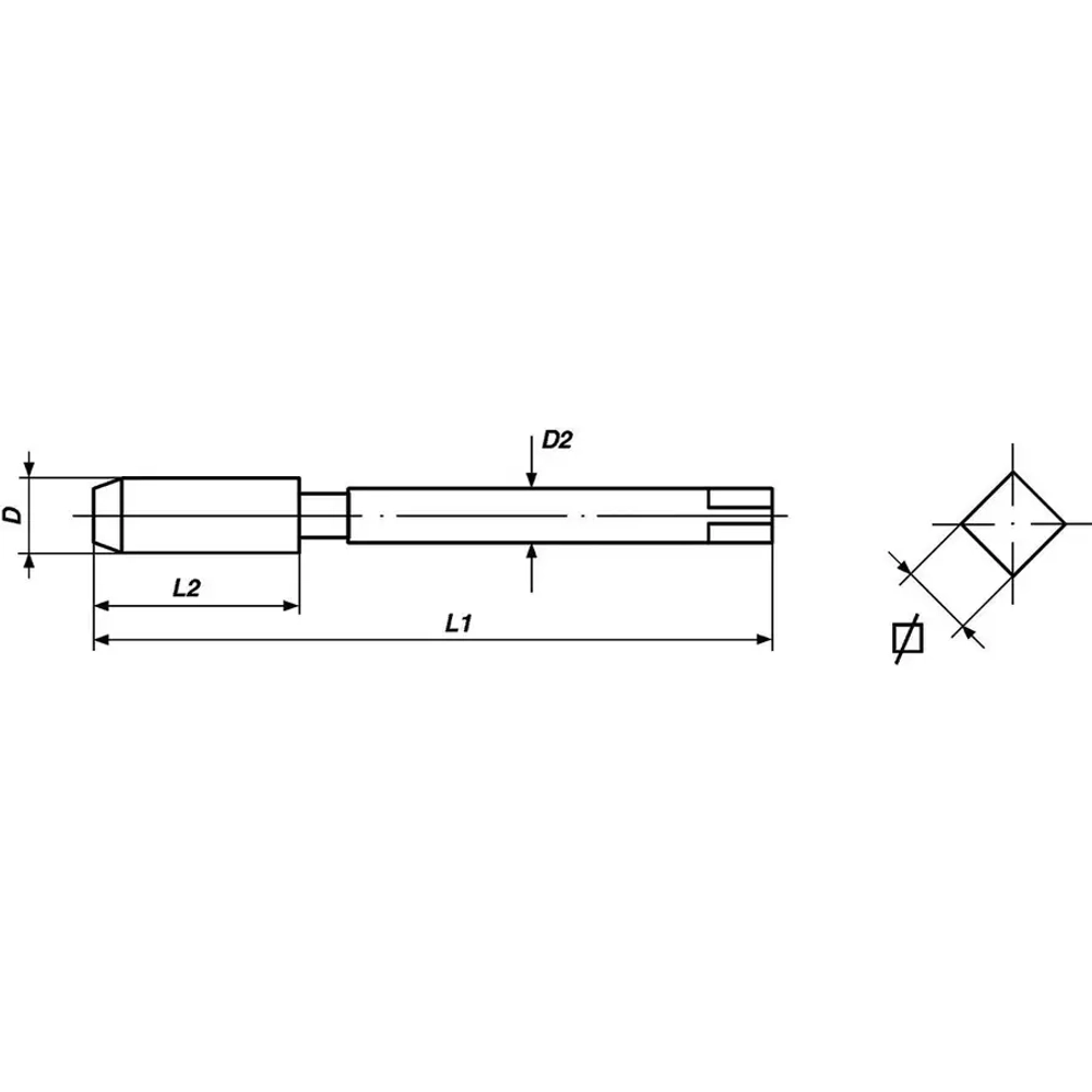 Метчики ручные M30-Set3 VÖLKEL 27378
