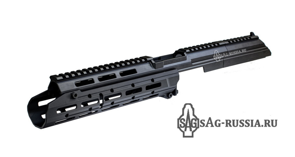 SAG — шасси МК3.1 для АК/Сайга/Вепрь - 5 M-Lok с прорезью (материалы: алюминий - T7051, легированная сталь, цвет: чёрный)