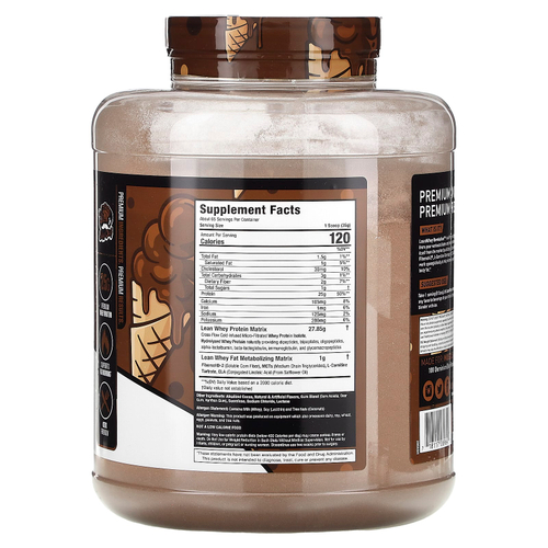 MuscleSport, Постная сыворотка, изогидро, шоколадное мороженое, 2268 г (5 фунтов)