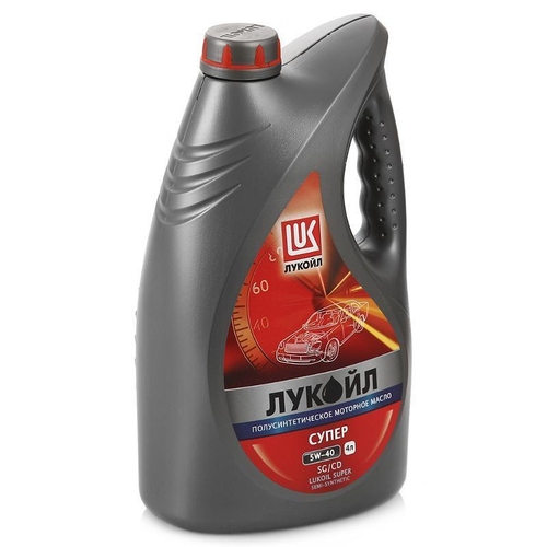 Масло моторное Лукойл  5W40 4л. (Супер) п/синт (SG/CD)