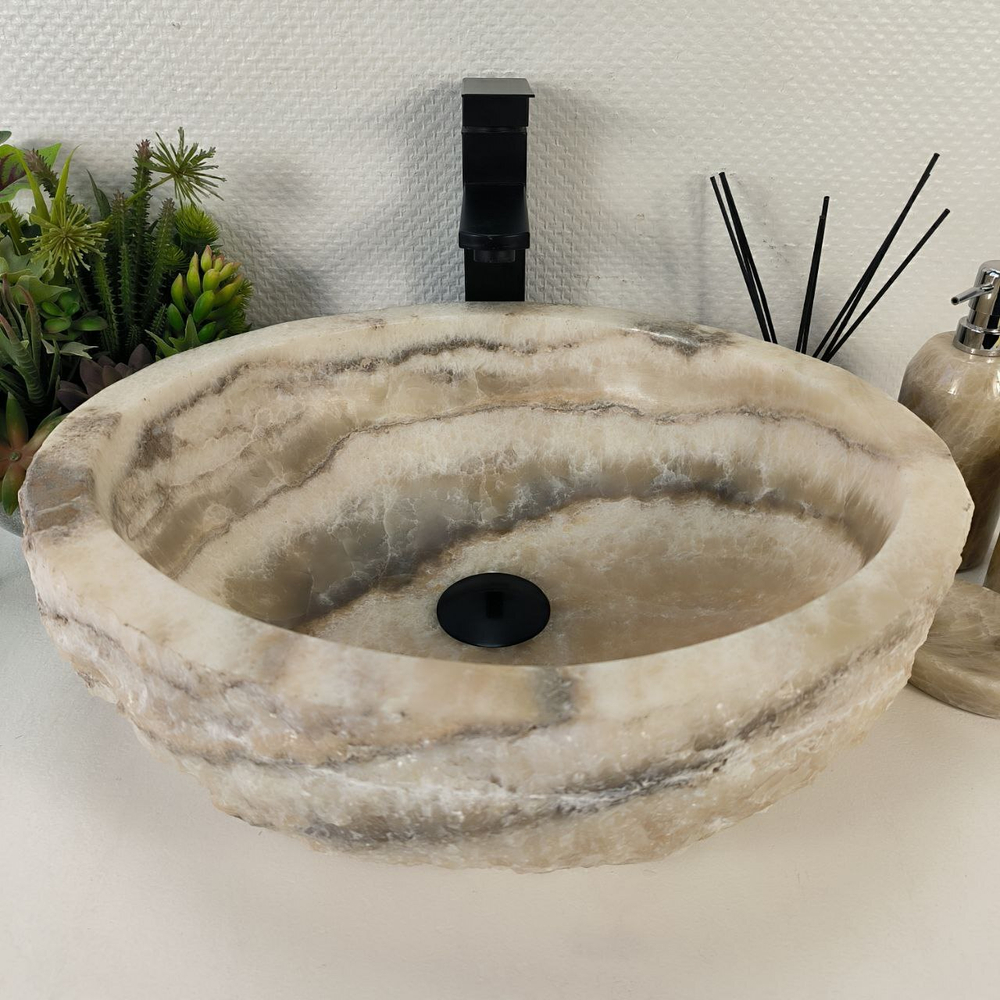 Раковина из оникса Erozy White EO-64798 47*40*15 0156