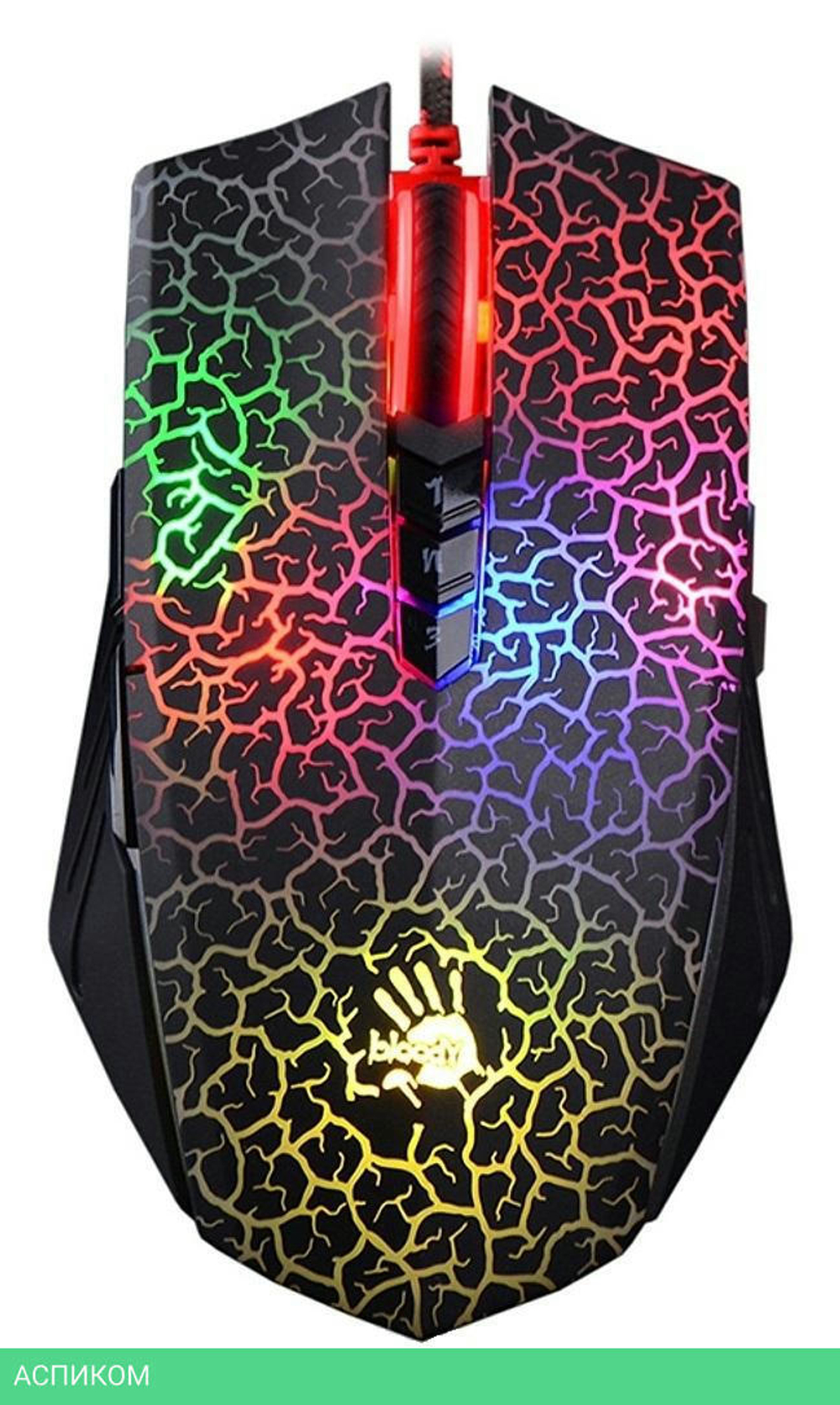 Мышь A4Tech Bloody A70 Activated черный