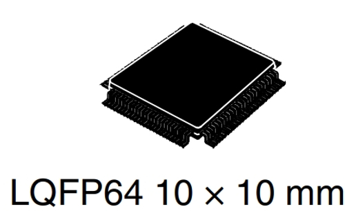 Микроконтроллер STM32F103RDT6 32bit FLASH LQFP-64