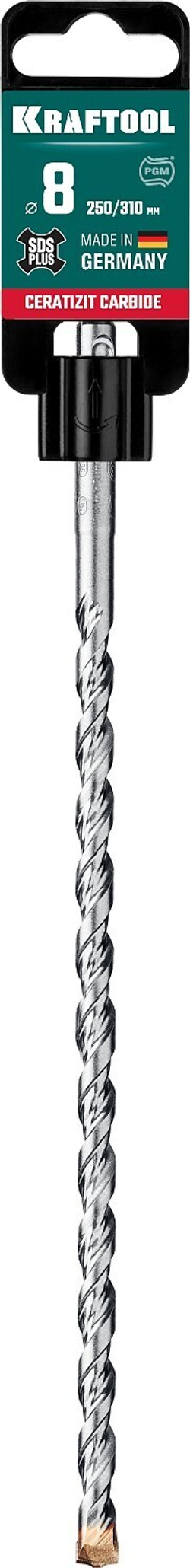 KRAFTOOL Cerazit Carbide, 8 х 310 мм, SDS-plus бур (29320-310-08)