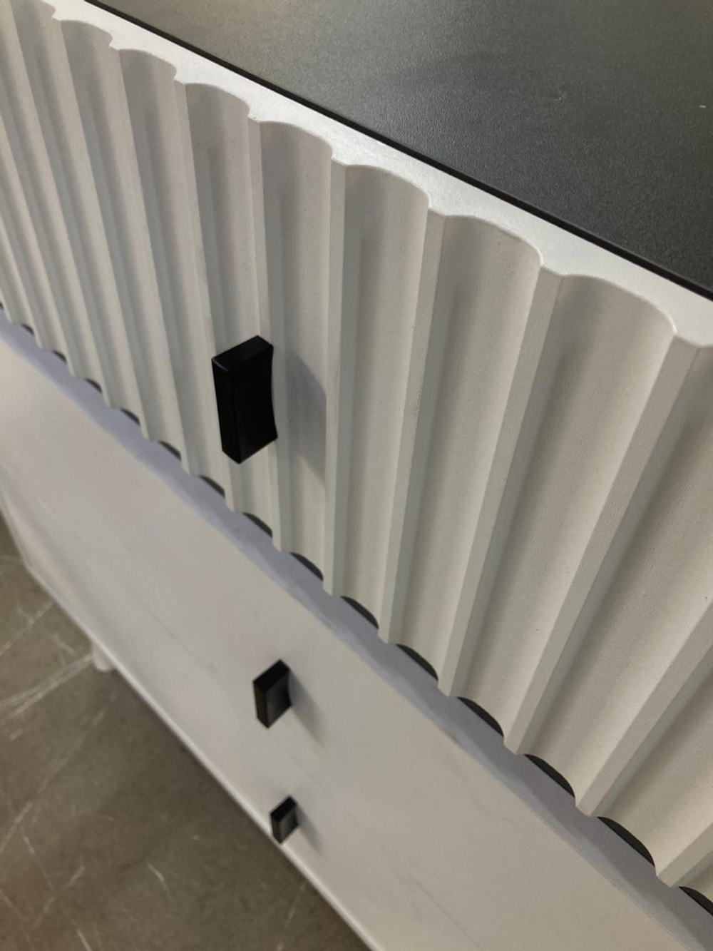 Комод Омега-10 Белый/антрацит