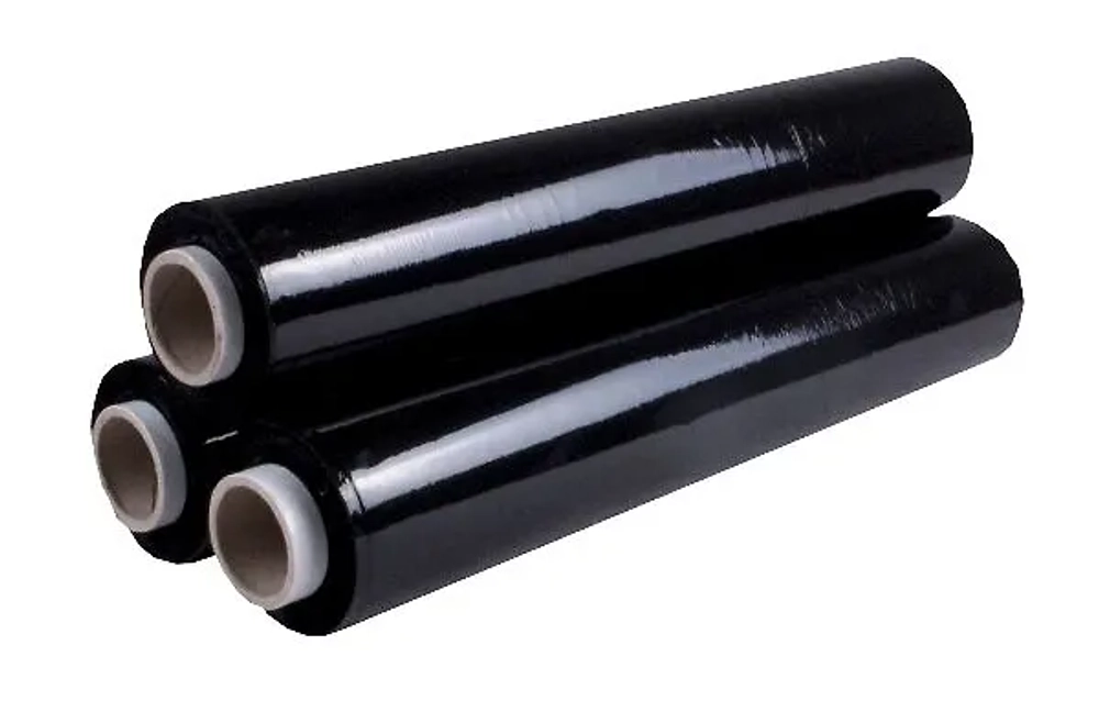 Стретч-пленка вторичная 500мм 1,6кг 20 мкм черная