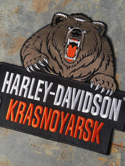 Шеврон "Медведи" Harley-Davidson Красноярск