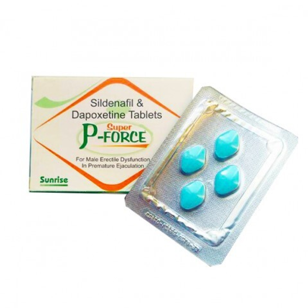 Препарат для усиления потенции и продления полового акта Super P-Force 100 mg (4 шт.)