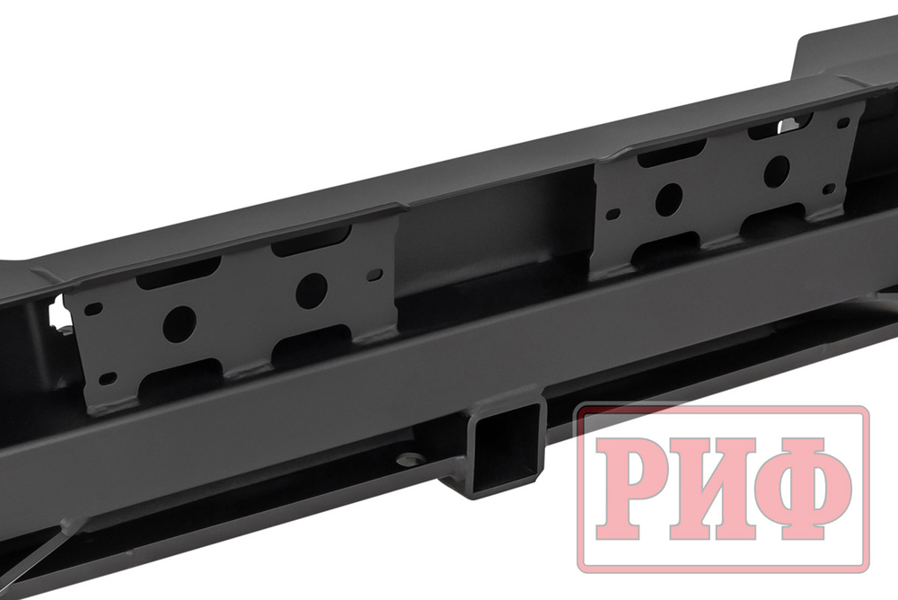 Бампер силовой задний JAC T8, SOLLERS ST8 с квадратом под фаркоп и фонарями РИФ