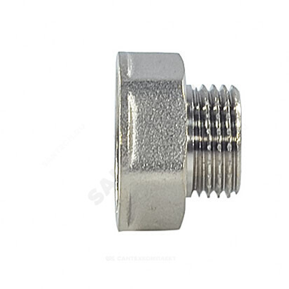 Переход латунь никель реборда Ду 20х15 (3/4"х1/2") ВР/НР SantechSystems