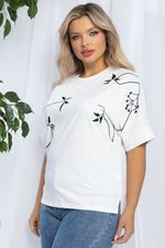 Блуза Ампир (белая) Б13166-20М LT Collection