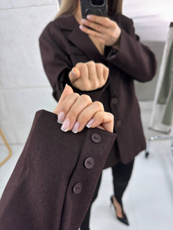 Блейзер женский арт. 1106 цвет "шоколадный"