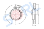 Диск тормозной 377/164x45/57.4 n10-190 SAF (4079001000) SORL