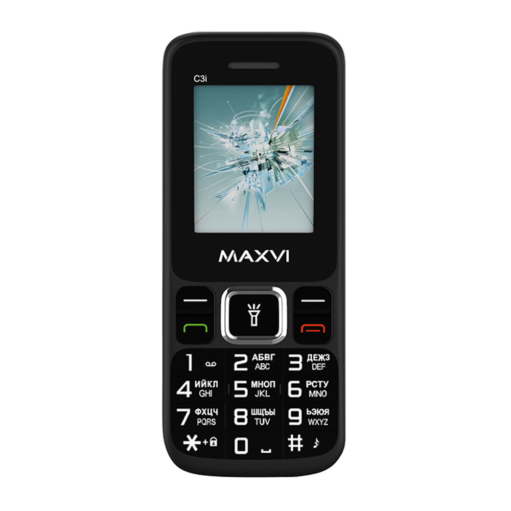 Сотовый телефон Maxvi C3i Black(без камеры)