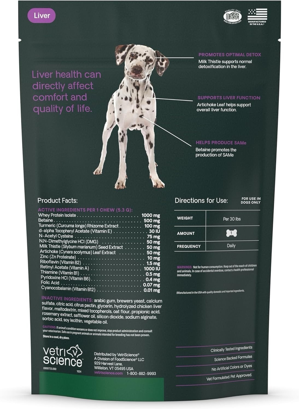 VetriScience Vetri Liver Canine для собак