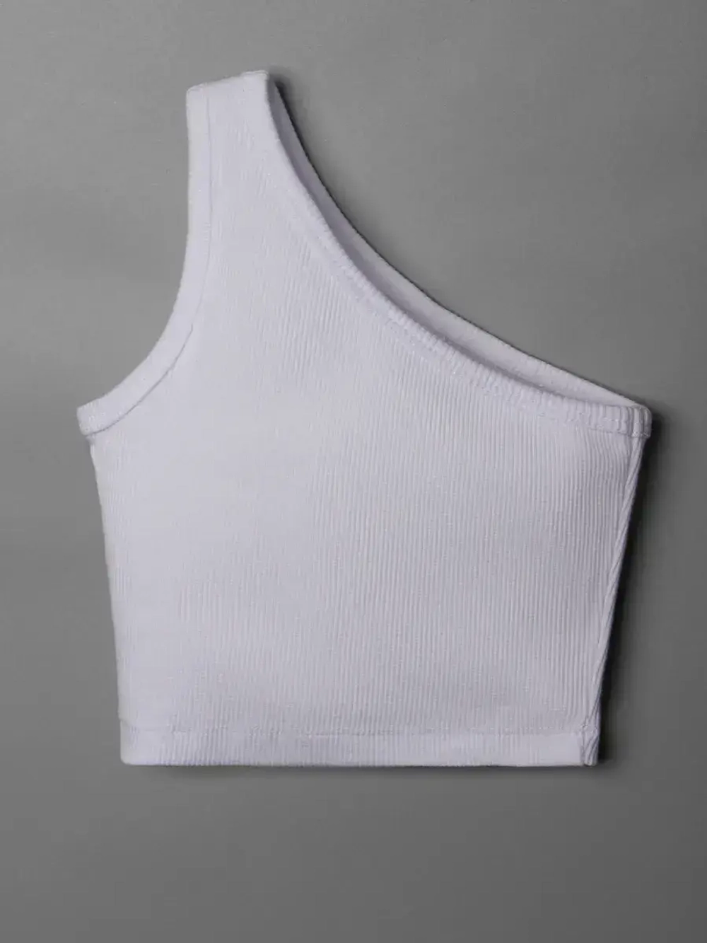 Летний топ для девочки на одно плечо